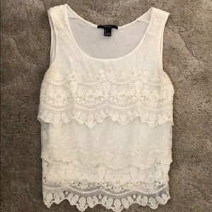 Ruffle tank top